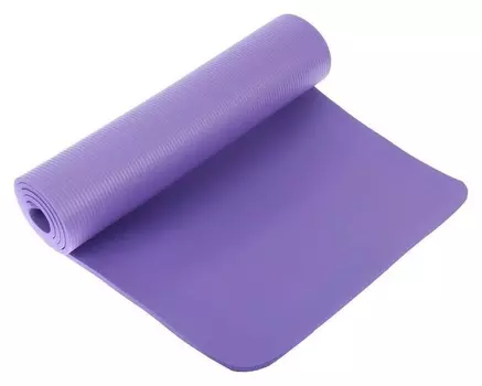 Коврик для йоги 183 × 61 × 1 см, цвет фиолетовый