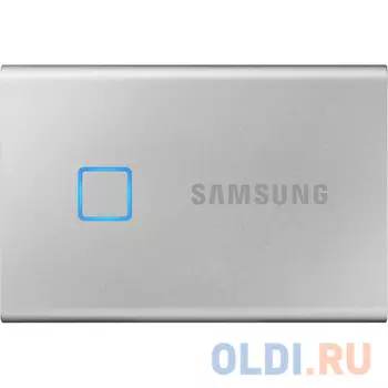Внешний SSD диск 1.8" 2 Tb USB Type-C Samsung T7 Touch MU-PC2T0S/WW серебристый MU-PC2T0S/WW