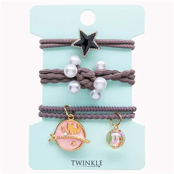 TWINKLE Резинки для волос GREY FANTASY