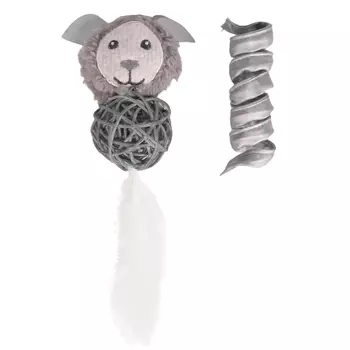Petpark игрушка космический пёс и пружинка с кошачьей мятой