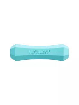Playology Squeaky Chew Stick жевательная палочка с ароматом арахиса (L, Голубой)
