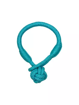 Playology Tough Tug Knot жевательный канат с ароматом арахиса (Голубой)