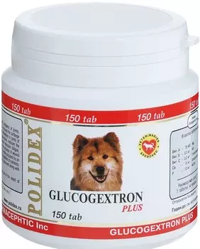 Polidex Витамины Glucogextron plus для собак (150 таб.)