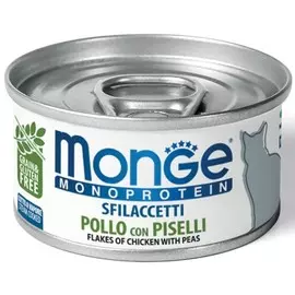 Monge Cat Monoprotein консервы для кошек (кусочки) (Курица и горох, 80 г.)