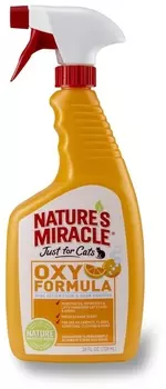 Моющее средство Nature's Miracle уничтожитель пятен и запахов от кошек 8in1 NM JFC Orange-Oxy Formula 710 мл