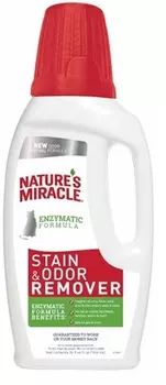 Моющее средство Nature's Miracle уничтожитель пятен и запахов от кошек 8in1 NM JFC S&amp;O Remover 945 мл