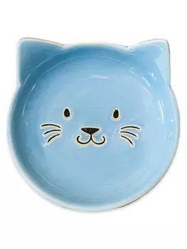 Mr.Kranch блюдце мордочка кошки (80 мл., Голубая)