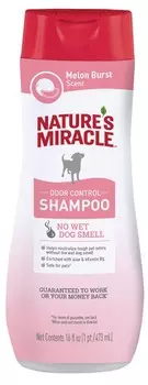Nature's Miracle шампунь Melon Burst Odor Control против запаха для собак с ароматом дыни (473 мл.)