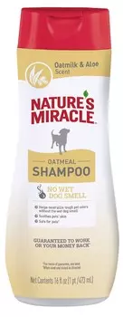 Nature's Miracle шампунь Oatmeal Odor Control с овсяным молочком с контролем запаха для собак (473 мл.)