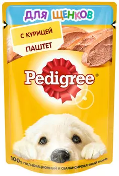 Pedigree пауч для щенков (паштет) (Курица, 80 г.)