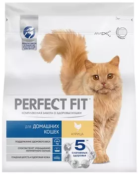 Perfect Fit In-Home для домашних кошек (Курица, 1,2 кг.)