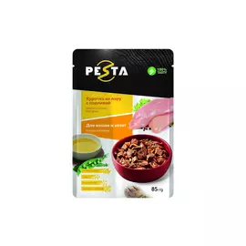 Pesta пауч для кошек (кусочки в соусе) (Курица, 85 г.)