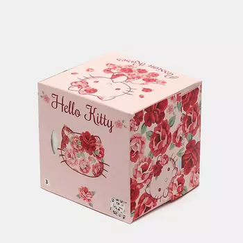 KARTIKA Салфетки бумажные косметические "Hello Kitty" с рисунком 3 слоя 56