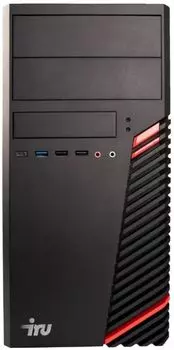 Компьютер iRu Home 310H6SM MT 1900970 G7400/8GB/256GB SSD/UHD graphics 710/GbitEth/noOS/400W/черный