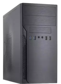 Компьютер iRu Office 310H6S MT 2063117 i3-12100/8GB/512GB SSD/UHD Graphics 730/GbitEth/400W/noOS/black