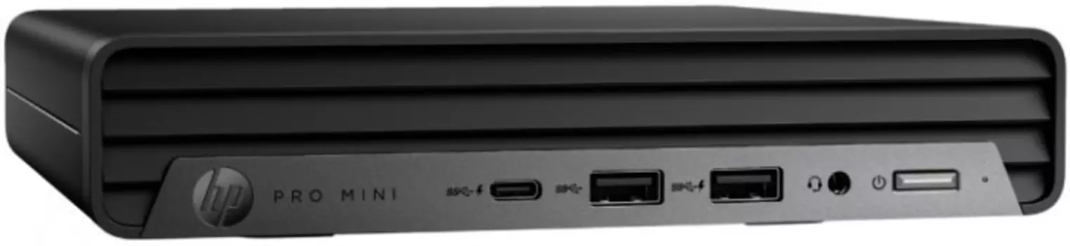 Компьютер HP Pro 400 Mini G9 937L0EA i3 14100T/8GB/512GB SSD/UHD graphics 730/WiFi/BT/90W/USB kbd/USB mouse/Win11Pro/black