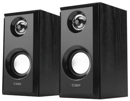 Компьютерная акустика 2.0 CBR CMS 710 питание USB, 2х3 Вт (6 Вт RMS), материал корпуса MDF, 3.5 мм линейный стереовход, цвет чёрный
