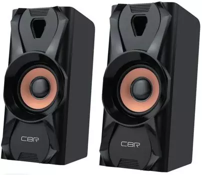 Компьютерная акустика 2.0 CBR CMS 720 питание USB, 2х3 Вт (6 Вт RMS), материал корпуса пластик, 3.5 мм линейный стереовход, цвет чёрный