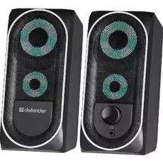 Компьютерная акустика 2.0 Defender Solar 2 65402 8Вт, подсветка, питание от USB