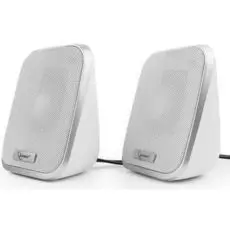 Компьютерная акустика 2.0 Gembird SPK-100-W белая, 6 Вт, регулятор громкости, питание USB