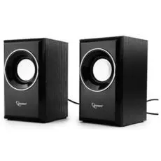 Компьютерная акустика 2.0 Gembird SPK-204 черная, 6 Вт, рег. громкости, питание USB, МДФ