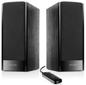 Компьютерная акустика 2.0 Microlab B-56 3 Вт, 100-18000 Гц, jack 3.5/USB, черные