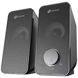 Компьютерная акустика 2.0 Oklick OK-122 черная, 4Вт (1458492)