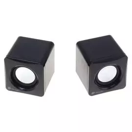 Компьютерная акустика 2.0 Oklick OK-330 черный, 6Вт (440403)