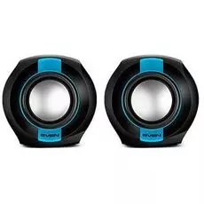 Компьютерная акустика 2.0 Sven 150 SV-013509 5 Вт, 100-20000 Гц, USB, Black-Blue
