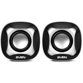Компьютерная акустика 2.0 Sven 170 SV-013523 5 Вт, 100-20000 Гц, USB, Black/White