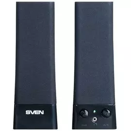 Компьютерная акустика 2.0 Sven 235 4 Вт, 100-20000 Гц, черные