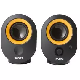Компьютерная акустика 2.0 Sven 316 4 Вт, 100-20000 Гц, USB, черные