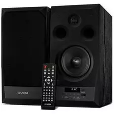 Компьютерная акустика 2.0 Sven MC-20 SV-014438 черный, 90Вт, USB/microSD, пульт ДУ, Bluetooth