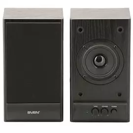 Компьютерная акустика 2.0 Sven SPS-607 SV-0120607BL 6 Вт, 80-18000 Гц, черные
