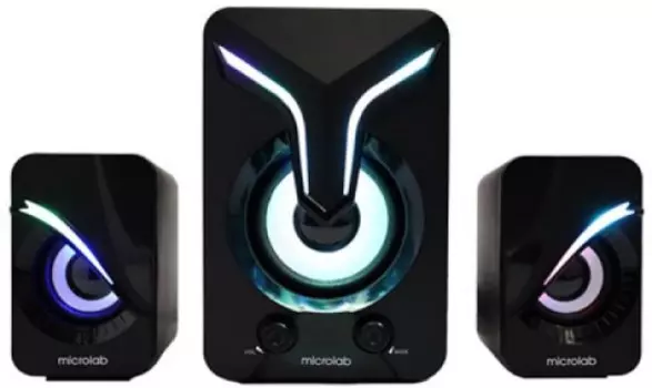 Компьютерная акустика 2.1 Microlab U270 Pheni 5 Вт + 3 Вт*2, 20 Гц - 20 кГц, черная