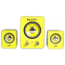 Компьютерная акустика 2.1 SmartBuy BUZZ SBA-2610 MP3, FM, пульт ДУ, черн/желт