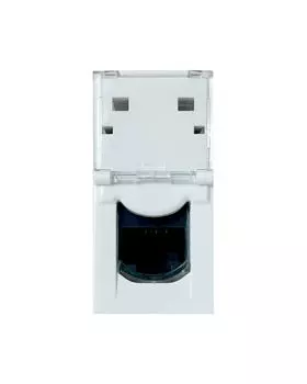Компьютерная розетка Filum FL-FP112-C6 RJ45, UTP, CAT6, 45х22,5 мм (mosaic), toolles, белая