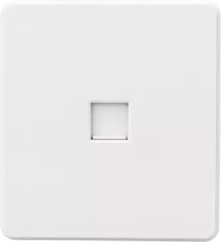 Компьютерная розетка KRANZ KR-78-0724-1 MIELE ROUND RJ45 кат6 с/у перламутр