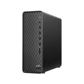Компьютер HP Slimline S01-aF0002ur 14Q96EA 3050U/4GB/128GB SSD/RGr/Free DOS/GbitEth/WiFi/BT/65W/черный