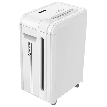 Уничтожитель бумаг New United Etalon ET-18M Force white, 4/P5+ секретности, 2x8 мм, 16 л (80 г/м), 34 литра, 46 мм/сек., 55 дБ