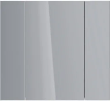 Зеркало-шкаф Lemark Universal 90х80 белый глянец