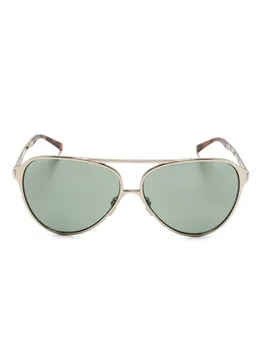 Солнцезащитные очки-пилоты Saint Laurent Eyewear, золотой