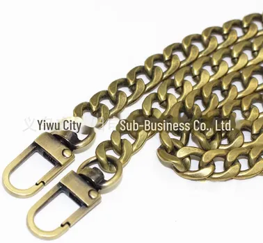 NK Плоская металлическая сумка на плечо с цепочным ремнем 20 CM with buckle