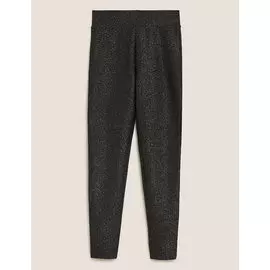 Блестящие леггинсы с высокой талией, Marks&amp;Spencer