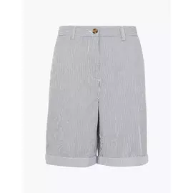 Длинные шорты чинос в полоску с подворотами, Marks&amp;Spencer