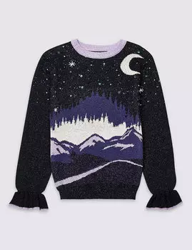 Джемпер хлопковый (3-16 лет)