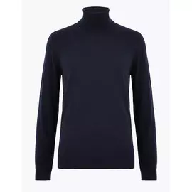 Джемпер из мериносовой шерсти с круглым вырезом, Marks&amp;Spencer