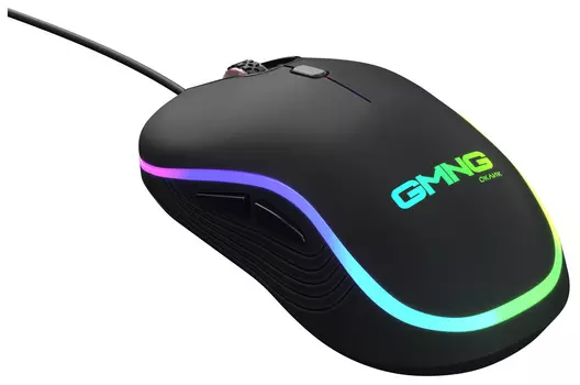 Мышь проводная GMNG 723GM, 3200dpi, оптическая светодиодная, USB, черный (1533533)
