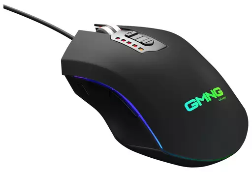 Мышь проводная GMNG 970GM, 7200dpi, оптическая светодиодная, USB, черный