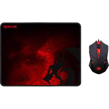 Мышь проводная Redragon M601BA, 3200dpi, оптическая светодиодная, USB, черный (78226)